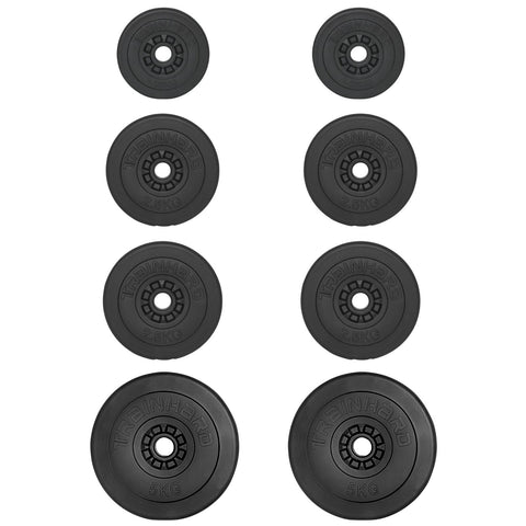 Train Hard® Curlhantel Set inkl. 22,5 Kg Gewichte & Verschluss