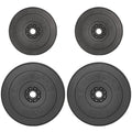 Train Hard® 30 Kg Hantelscheiben, 2 x 10 Kg, 2 x 5 Kg Kunststoff HanssonSports.de
