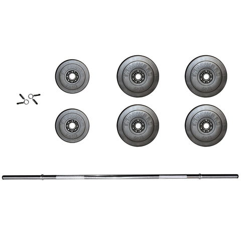 Train Hard® Langhantelset mit Gewichten 25Kg bis 60Kg