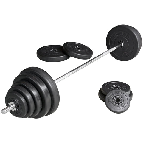 Train Hard® Langhantelset mit Gewichten 25Kg bis 60Kg