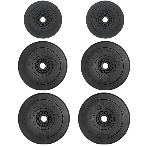 Train Hard® Langhantelset mit Gewichten 25Kg bis 60Kg